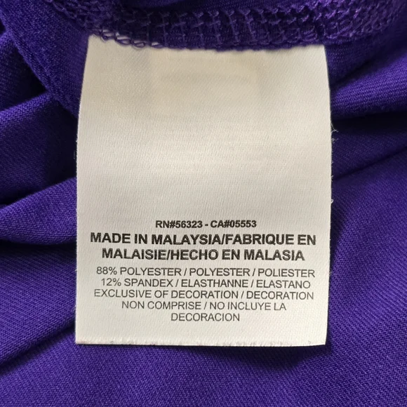 Nike Running Dri-Fit 1/2 Zip Pullover Top Women's XL- Purple - Picture 4 of 5